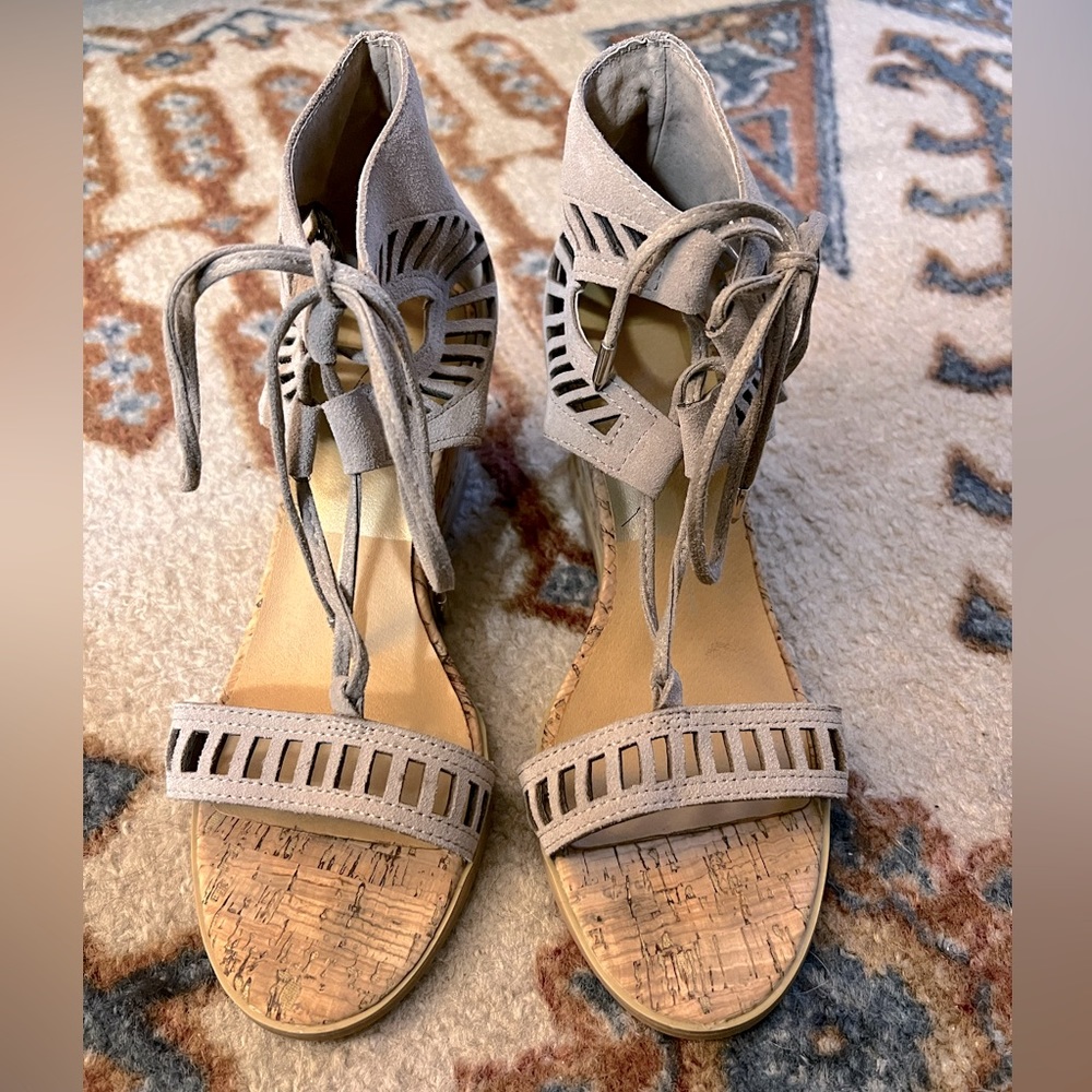 Dolce Vita Wedge Tie Sandals